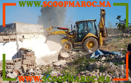 السلطات الاقليمية لسطات تزيل آخر سكن عشوائي بحي المصلى.. واستثناء يسائل الضمائر الحية لمسؤولي المدينة