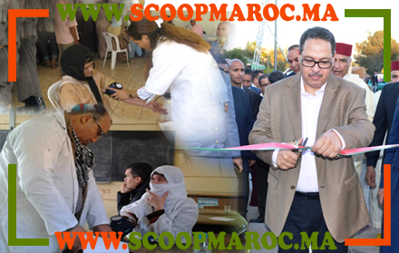 ابن احمد: السلطات الإقليمية لسطات تشرف على قافلة طبية متعددة التخصصات لفائدة حوالي 2000 شخص من ساكنة المنطقة