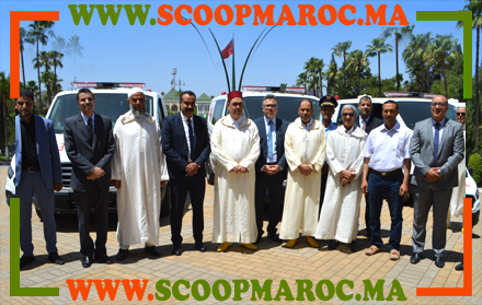 ابراهيم أبوزيد يترأس حفل توزيع 5 سيارات إسعاف لفائدة ساكنة العالم القروي بإقليم سطات بمناسبة الذكرى 14 لانطلاق INDH