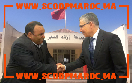 حسن بنرحو رئيس الجماعة الترابية لاولاد الصغير يهنئ الملك محمد السادس بمناسبة عيد العرش المجيد