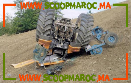 مصرع شاب ثلاثيني نتيجة انقلاب جرار نواحي سطات