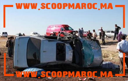 سطات.. قتيل وجريحان ينتمون لأسرة التعليم في حادثة سير مروعة بالطريق السيار