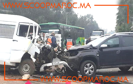 تفاصيل: رئيس جماعة بسطات ومرافقيه ينجون بأعجوبة في حادثة سير.. إعادة فتح النقاش حول اسغلال سيارات الدولة في العطل