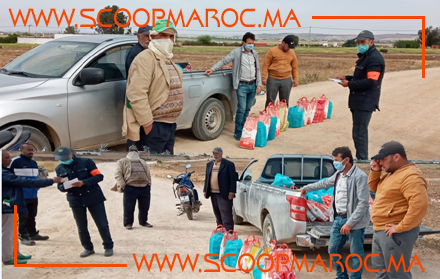 أجيال الحوازة تدخل الابتسامة إلى منازل الأسر المعوزة بسيدي العيدي عبر إطلاقها الشطر الثاني من المساعدات الغذائية