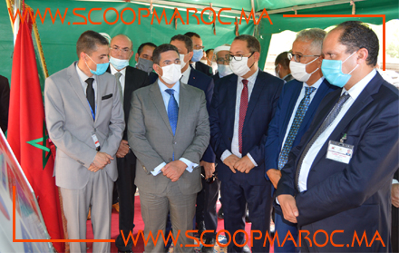 فيدو: عامل إقليم سطات مرفوقا بالوزير أمزازي يتفقدان تدابير البروتوكول الصحي بمراكز امتحانات الباكالوريا