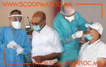 بطلب من عزيزي سطات.. موظفو ومستخدمو الجماعة يخضعون لاختبارات كورونا