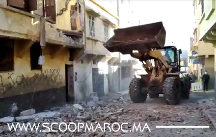 فيديو: حماية لأرواح المواطنين.. القائد "علال" يواصل هدم المنازل الآيلة للسقوط بسطات