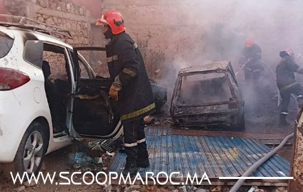 حرائق متفرقة في سيارات بحي النهضة تستنفر مسؤولي سطات وتنشر الذعر لدى الساكنة