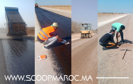 البنية التحتية الطرقية بين البروج والقراقرة مرورا باولاد عامر تتنفس الصعداء وسط استحسان الساكنة