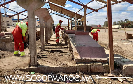 السوق الأسبوعي السبت والأحد بسطات قطب تجاري تسوده الفوضى والعشوائية والشركة المكترية تسطو على الإختصاصات الأمنية