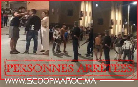 هكذا تفاعلت ولاية امن سطات تتفاعل مع مقاطع فيديو توثق بلطجة بالأسلحة البيضاء وسط حي ضالاس