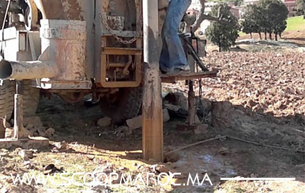 درك أولاد سعيد في تدخل استباقي لتحصين المخزون المائي يحجز "صوندا" تقوم بحفر بئر بدون رخصة