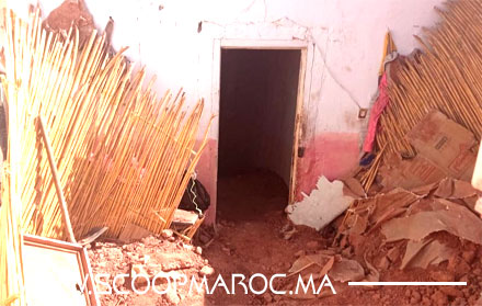 مصرع سيدة وإصابة مرافقتها إثر انهيار سقيفة غرفة بجماعة مشرع بن عبو ضواحي سطات