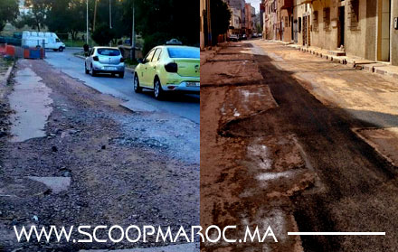 "راديك سطات" تواصل حربها ضد البنية التحتية لسطات.. عينها على المدخل الشمالي للمدينة لإضافته إلى قائمة ضحاياها من التشرميل