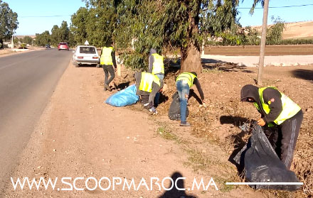 جماعة أولاد سعيد تتحول إلى ورش بيئي كبير.. حملة موسعة بتوجيهات عامل الإقليم تلفت الأنظار